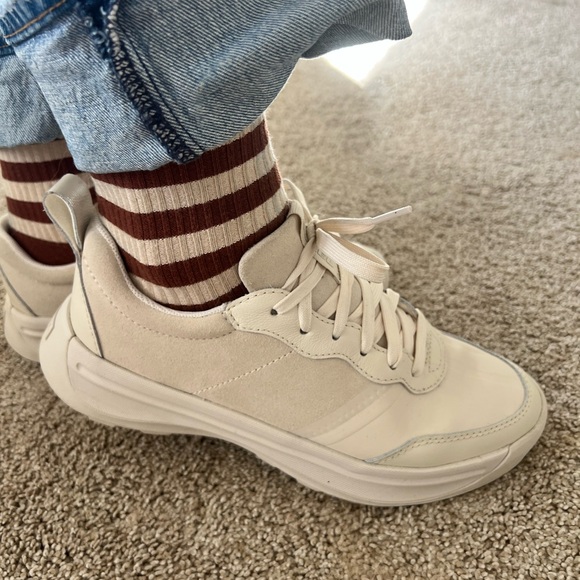 Sorel Shoes - Sorel Women Ona 503 Everyday Low WP Sneakers Size US 9 Sea Salt Chalk Leather